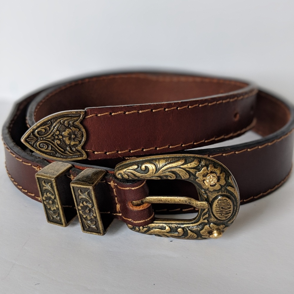 Durval Western Leather Belt